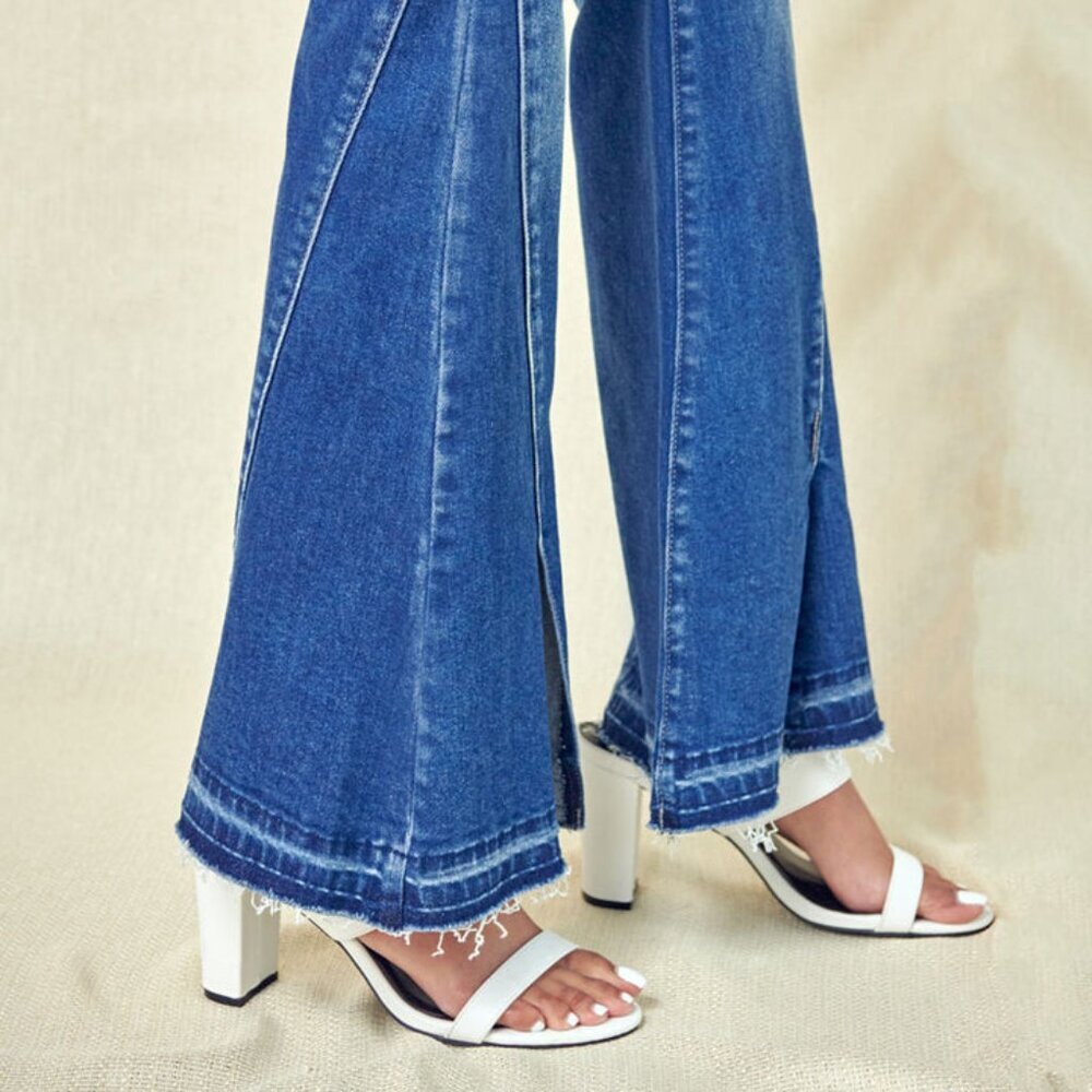 KanCan High Rise Flare Leg Jeans 9/28 - Picture 6 of 16